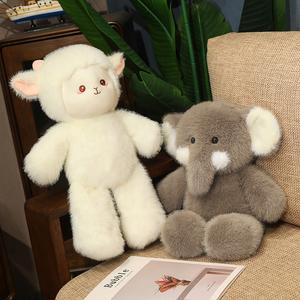 Nuovo arrivo simpatico peluche elefante giocattolo morbido in cotone giocattolo imbottito per la notte per bambini in rete <span class=keywords><strong>regalo</strong></span> di <span class=keywords><strong>natale</strong></span> per dormire compagno - Product Image 3
