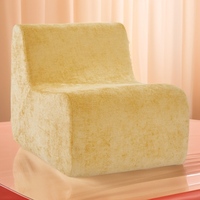Chaise canapé simple ergonomique au design minimaliste moderne Mobilier de maison Mobilier d'angle de salon en tissu