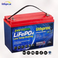 Batterie marine LiFePO4 à décharge profonde 25,6V 150Ah Grade A Hors réseau 6000 cycles BMS intelligent Bus CAN Terminal M8 CE RoHS IP67 OEM ODM