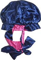 Satin Soie Bonnet Cheveux Extra Large Jumbo Réglable Double Couche Réversible Dormir Satin Doublé Bonnets Chapeau de Nuit pour Femmes