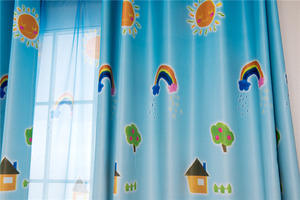 Matita di stampa <span class=keywords><strong>tende</strong></span> oscuranti per il soggiorno dei bambini in camera ready made tenda - Product Image 5