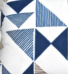 Housse de coussin et taie d'oreiller personnalisables en coton 100% imprimé de motifs géométriques pour la maison et l'hôtel, accessoire décoratif élégant - Product Image 3