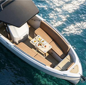 Yate de Fibra de Vidrio de Lujo para 8 Personas, de Alta Velocidad, con Motor Fuera de Borda, para Entretenimiento, Deportes Acuáticos y Pesca - Product Image 4
