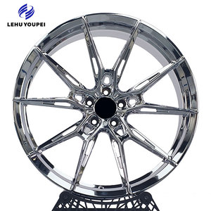 Cerchi in Lega Forgiati Cromati Argento Concavi Profondi T6061 18-24 Pollici 5X112 5X108 5X114.3 5X120 PCD per Cerchioni <span class=keywords><strong>BMW</strong></span> - Product Image 2