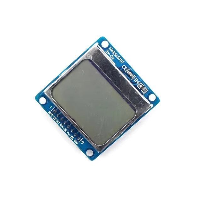 Makerfabs Nokia 5110 Display: An 84x48 Pixel Monochrome LCD Are Small, Only About 1.5" Diagonal but Very Readable