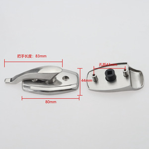 Cerradura de Acero Inoxidable Reforzada para Puertas de Baños Públicos, con Indicador de Ocupado/Vacío, Pestillos para Ventanas de Puertas - Product Image 3