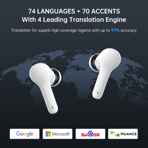 Audífonos Wooask M6 con Traducción de Voz Instantánea en Tiempo Real para Viajes y Negocios - Product Image 3