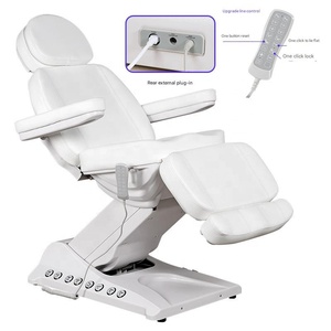 Cama de Masaje Facial Eléctrica Moderna de Lujo con Base Dorada y 3 Motores, <span class=keywords><strong>Mesa</strong></span> Cosmética, Silla para Tratamientos de Spa, Mueble para Pestañas - Product Image 2