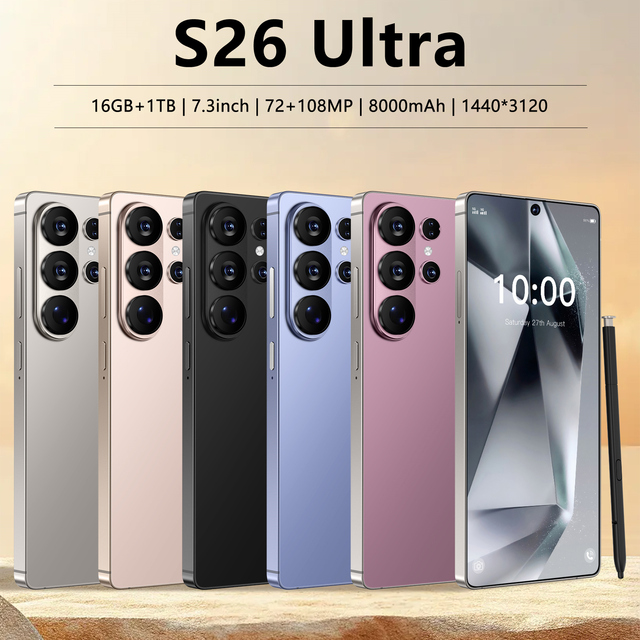 Factory Direct 7.3 Inch 5G Smartphone 16GB RAM 1TB ROM AI Camera 48MP 108MP Dual SIM Standby OEM Custom