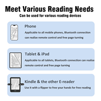 Télécommande pour tourner les pages de Kindle, lecteur de livres électroniques sans fil mains libres
