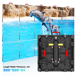 Écrans publicitaires LED P1.9-P4.81 8K étanches IP65 haute luminosité pour usage intérieur/extérieur, compatibles avec l'installation en angle droit - Product Image 1