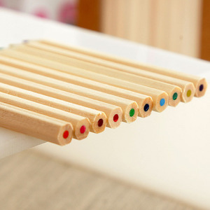 Bview Nghệ Thuật 3.5 Inch Xách Tay Ngắn 6 Màu Sắc Khác Nhau Bút Chì Với Logo Tùy Chỉnh In Màu Sắc Tự Nhiên Bút Chì Cho Trẻ Em Quà Tặng - Product Image 3