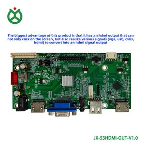 <span class=keywords><strong>JX</strong></span> USB VGA <span class=keywords><strong>AV</strong></span> HD MI a HD MI Bridge Converter para monitores LCD LVDS con salida de sonido 10,1 "-55" Tamaño de pantalla - Product Image 4