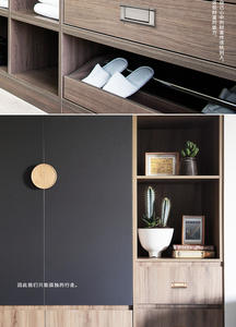 Poignée de meuble de cuisine en alliage de zinc, design moderne, pour tiroirs de chambre et commodes, installation facile - Product Image 2