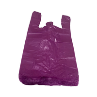 Sacs poubelles jetables en plastique HDPE avec poignées et impression en gravure personnalisable