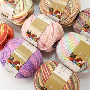 Boules <span class=keywords><strong>de</strong></span> fil <span class=keywords><strong>d</strong></span>égradé <span class=keywords><strong>d</strong></span>'<span class=keywords><strong>alpaga</strong></span> en <span class=keywords><strong>laine</strong></span> moyenne épaisse fantaisie arc-en-ciel teint pour bricolage chandails au crochet à la main écharpes pour tricoter la couture - Product Image 6