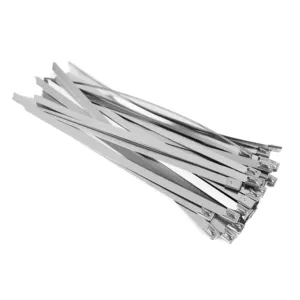 SS304 SS316 Stainless Steel band Cable Tie Zip tie