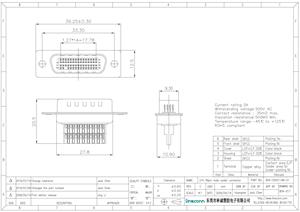Đầu nối hàn nam lfh 60Pin, đầu nối nam lfh 60Pin. - Product Image 3