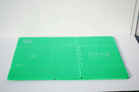Conteneur de stockage pliable en plastique réutilisable Couvercle pliable Recyclable Chiffre d'affaires Caisse logistique Empilable Empilable Ventilé Durable
