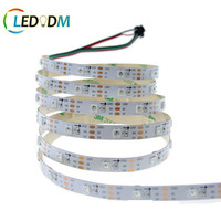 Lumières de pixels intelligentes DC5V 12V 24V SW2812B 2815 2818 DMX512 RGB RGBW 60/96/144leds/m Smd5050 programmables, bande LED pour éclairage de bâtiment