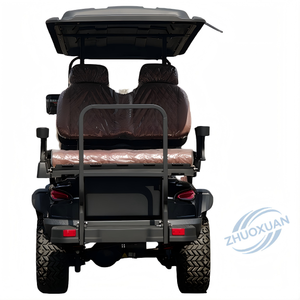 Voiturette de golf électrique tout-terrain 6 places édition camouflage tactique pour excursions en zone scénique de station balnéaire et réceptions VIP - Product Image 5