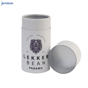 Conteneur cylindrique en carton kraft personnalisé, recyclable, de qualité alimentaire, pour café en grains, thé en vrac, capsules, poudre de protéines - Product Image 2