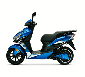 Motocicleta Scooter Eléctrica Deportiva Azul de Alta Velocidad y Potencia 72V 2000W 3000W para Adultos - Product Image 5