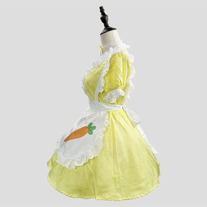 Little Bunny Maid Outfit Yellow Plus Size Cosplay Costume Spring 2024 Performance Anime Role Playing - Product Image 2