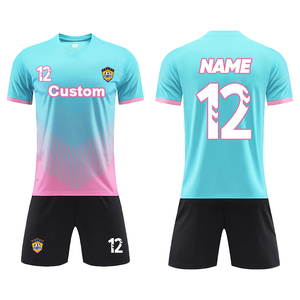 Divise da Calcio per Bambini Personalizzate con LOGO di Alta Qualità, Maglia da Squadra di Calcio per Bambini, Completo Corto, Maglietta da Calcio per Bambini JLS916 - Product Image 2