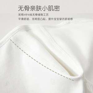 Combinaison pour bébé en coton pur, tricotée sans couture, unisexe, pour nouveau-né, taille 66-73 cm - Product Image 3