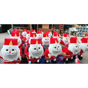 Unisex Kids Electric Ride on Toy Animals Factory Direct Coin Operated Plush Walking Animal Rides Rechargeable