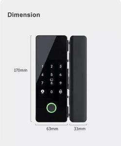 Tuya – serrure de porte en verre, application de télécommande, empreinte digitale, mot de passe, déverrouillage de porte en verre numérique - Product Image 6