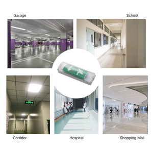 IP65 không thấm nước một mặt LED thoát hiểm khẩn cấp treo trong nhà màu trắng tùy chỉnh dấu hiệu khẩn cấp an toàn cháy nổ - Product Image 6