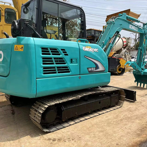 Mini-excavatrice Kobelco SK60 de haute qualité, 6 tonnes, modèle 2013, moteur d'origine japonais, pompe, moteur principal, Shanghai City Construction - Product Image 1