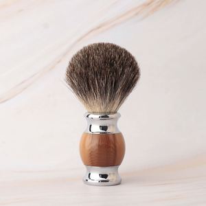 <span class=keywords><strong>Blaireau</strong></span> de luxe fabricants de cheveux de <span class=keywords><strong>blaireau</strong></span> pur pour hommes avec manche en métal inoxydable - Product Image 1