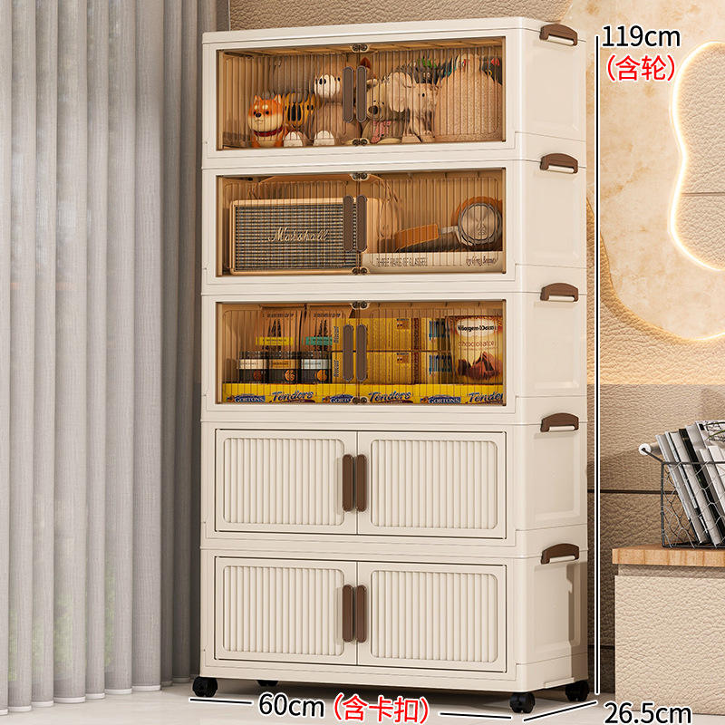 Couleurs mélangées - 5 couches - 3 transparents, 2 couleurs unies - 60 facettes larges