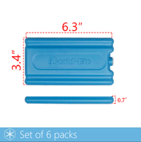 Blocs de glace et briques de glace pour congélateur avec chaîne du froid personnalisés vente en gros boîtes à déjeuner isothermes et glacières bon marché packs de glace de qualité supérieure