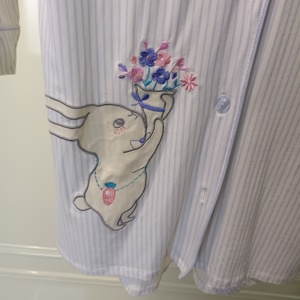 <span class=keywords><strong>Camicia</strong></span> a righe <span class=keywords><strong>da</strong></span> donna, abito stampato, comoda <span class=keywords><strong>camicia</strong></span> <span class=keywords><strong>da</strong></span> <span class=keywords><strong>notte</strong></span> <span class=keywords><strong>con</strong></span> bottone <span class=keywords><strong>con</strong></span> risvolto, abbigliamento per la casa, traspirante - Product Image 5