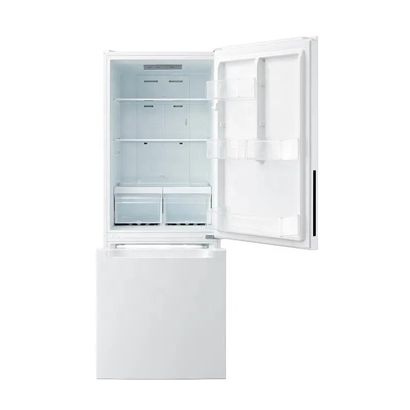18.7 Cuft No Frost alt dondurucu çift kapı paslanmaz çelik buzdolabı