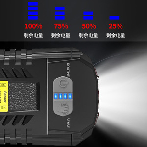 Lampe frontale à induction pour la pêche, rechargeable, LED, à clipser sur casquette, étanche, lumineuse, avec fonction de gradation - Product Image 1