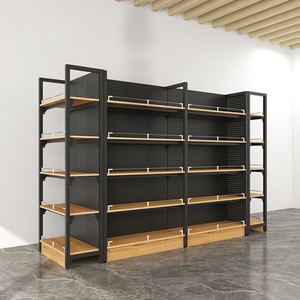 Estante de exhibición de supermercado personalizado, polvo electrostático en aerosol, estantería de góndola de doble cara Para <span class=keywords><strong>minimarket</strong></span> - Product Image 2