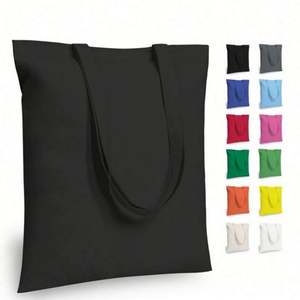 Cheap Reusable <b>Machine</b> Washable Cotton Grocery Shopping Bags the Plain Blank Canvas Tote Bags With Custom Printed Logo - Product Image 1