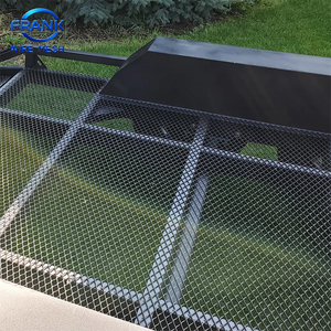 Grille en tôle perforée en aluminium galvanisé thermolaqué 4x8, maille plate, épaisseur 2 mm, pour soudure de remorque - Product Image 5