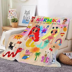 Manta <span class=keywords><strong>de</strong></span> viaje <span class=keywords><strong>de</strong></span> última tendencia americana, nuevo diseño personalizado <span class=keywords><strong>de</strong></span> poncho rbd <span class=keywords><strong>karol</strong></span> <span class=keywords><strong>g</strong></span>, venta al por mayor, 2023 - Product Image 1