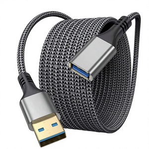 สายต่อขยาย USB 3.0 แบบถักไนลอน ความยาว 1 ม./2 ม./สั่งทำพิเศษ พร้อมหัวต่อชุบทอง รองรับการถ่ายโอนข้อมูลความเร็วสูง 5Gbps รุ่น Longkay - Product Image 1