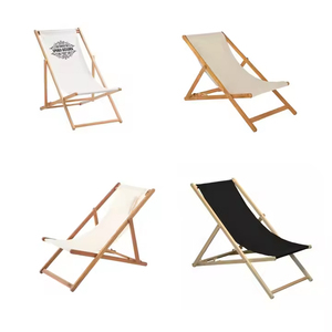 Sedia a <span class=keywords><strong>Sdraio</strong></span> Pieghevole in Legno Personalizzabile con Logo, Disponibile in Arancione, Rosso, Bianco e Giallo, Dimensioni Personalizzabili - Product Image 3