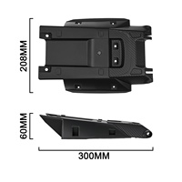 Couvercle de boîte de batterie de moto en PP noir 31*21*6cm pour Yozma, accessoires de modification tout-terrain