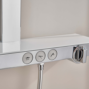 Ensemble de douche intelligent en laiton pour salle de bain et toilettes, avec affichage numérique de la température constante, fonction de surpression et jets froids/chauds - Product Image 4