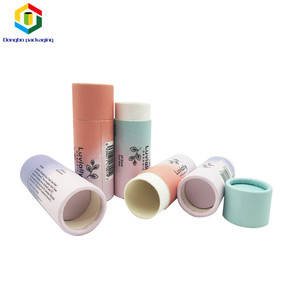 Kraft Brillant À Lèvres Emballage Boîtes de Tubes Cosmétiques Rond Eye-Liner Cylindre Déodorant Mini Tube De Papier - Product Image 1