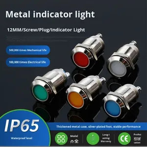 <span class=keywords><strong>Led</strong></span> kim loại chỉ số ánh sáng 12mm màu kép cung cấp điện nhỏ làm việc tín hiệu Ánh Sáng Thiết bị khẩn cấp chỉ số ánh sáng 3V - Product Image 5